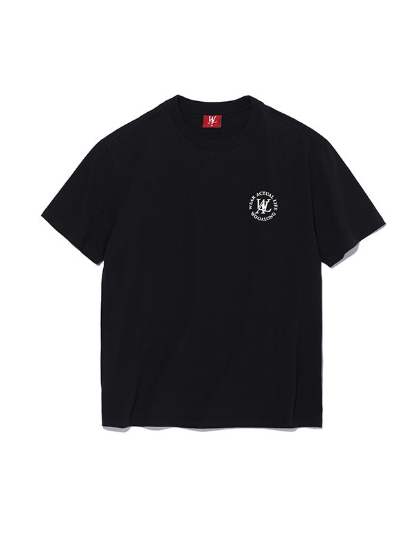 Short Flor logo T-shirt - BLACK