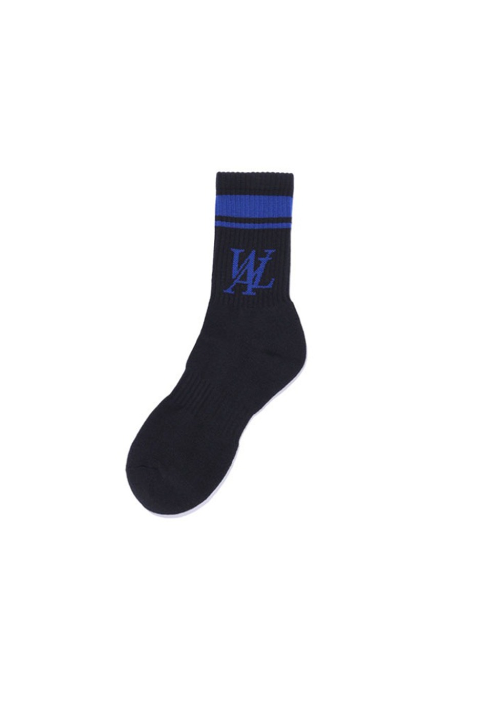 Signature logo stripe socks - BLACK