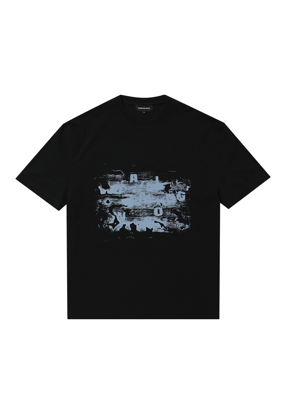 Graphic half sleeve T-Shirts - BLACK
